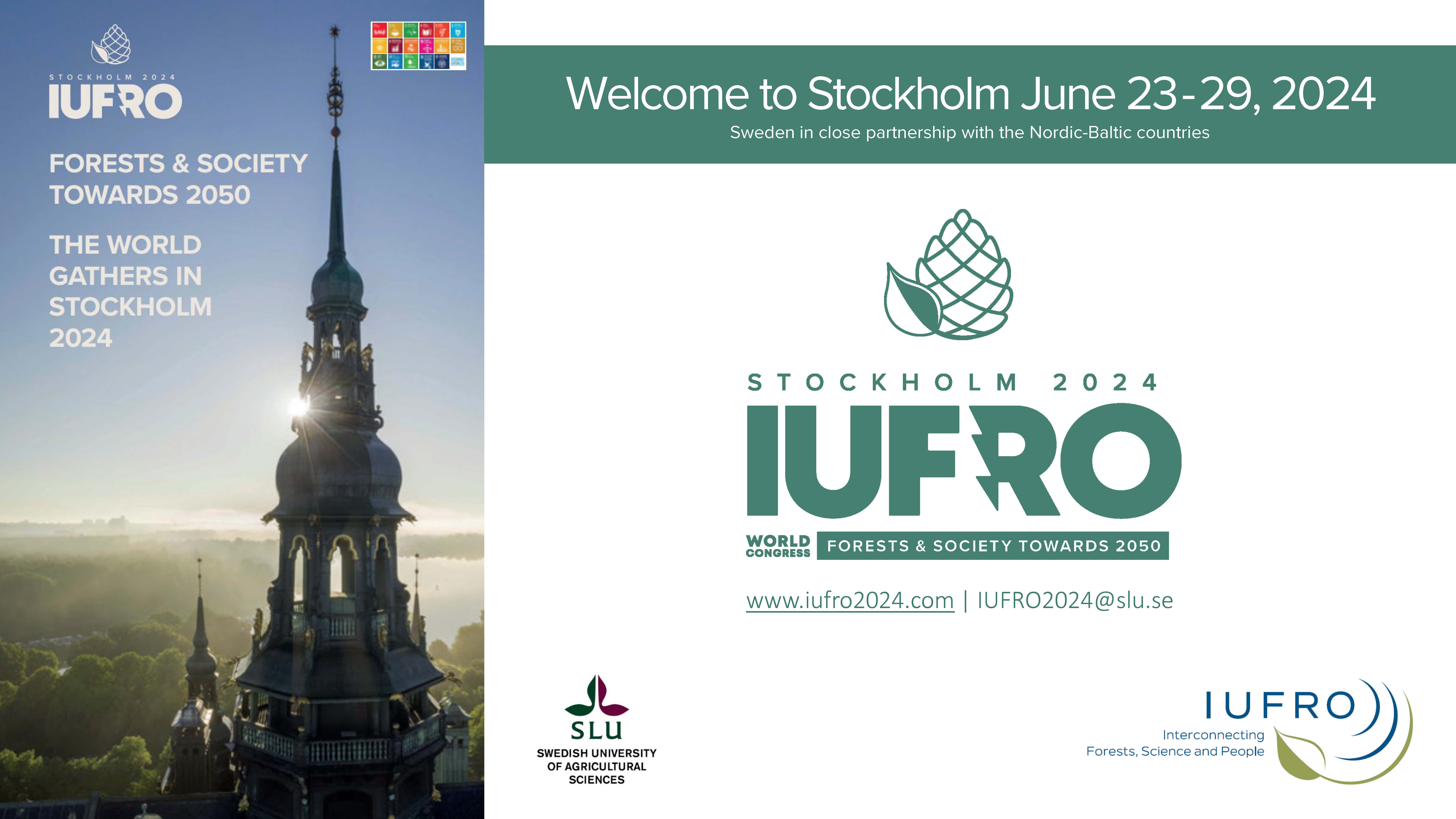 IUFRO2024 Welcome 